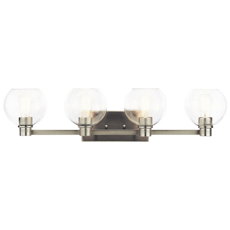 Kichler 45895NI Four Light Bath, Brushed Nickel Finish - LightingWellCo