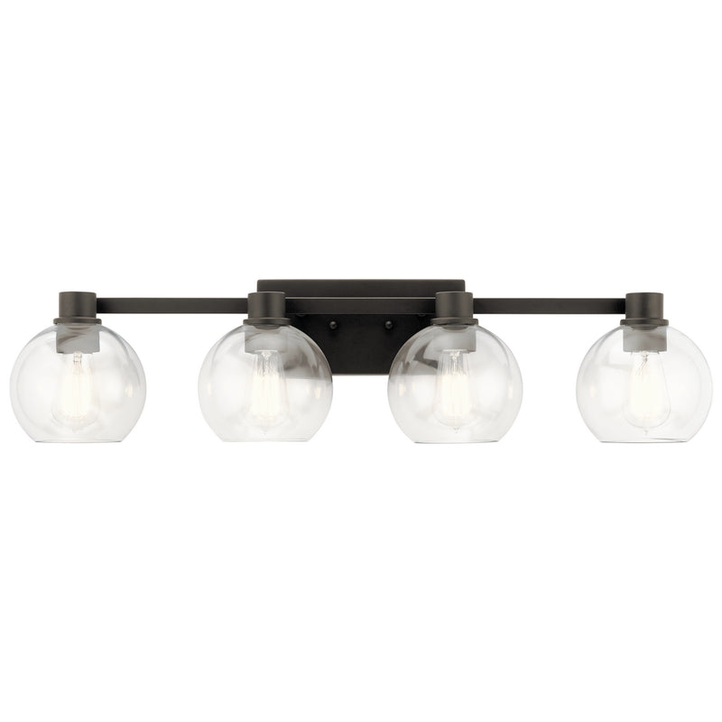 Kichler 45895OZ Four Light Bath, Olde Bronze Finish - LightingWellCo