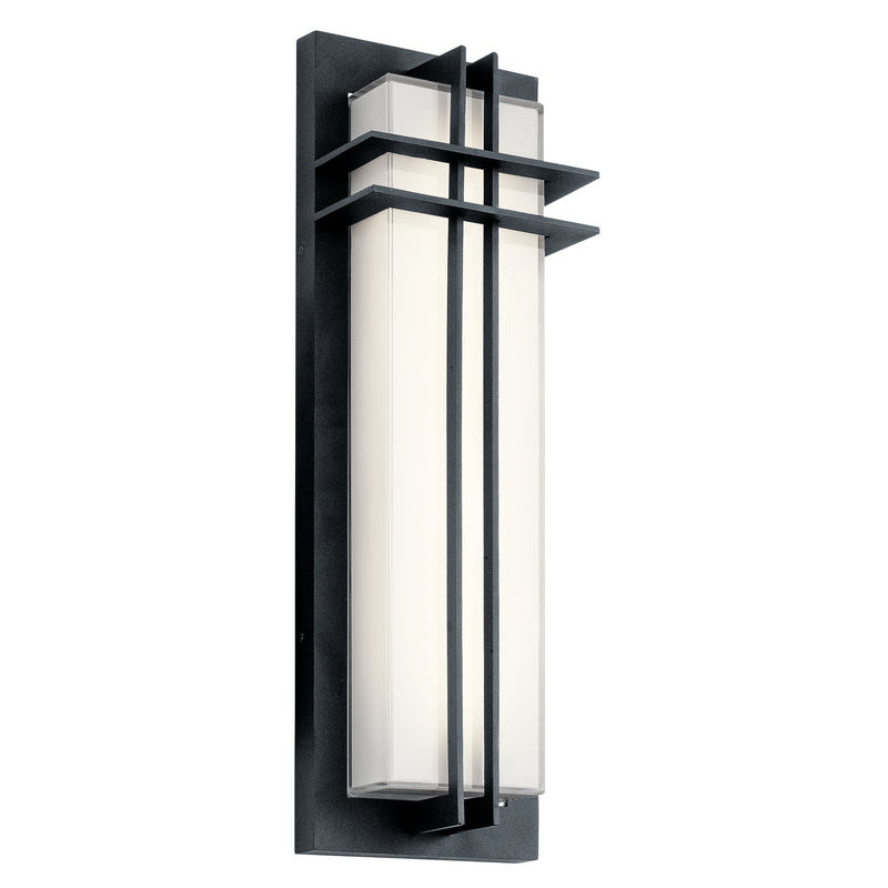 Kichler 49298BKTLED LED Outdoor Wall Mount, Textured Black Finish - LightingWellCo