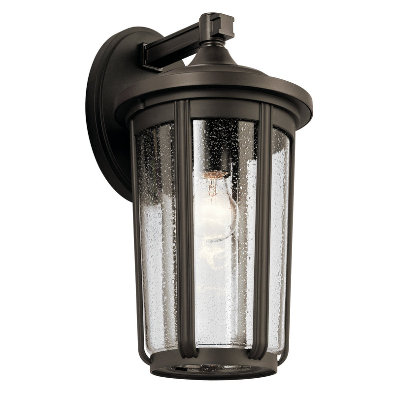 Kichler 49894OZ One Light Outdoor Wall Mount, Olde Bronze Finish - LightingWellCo