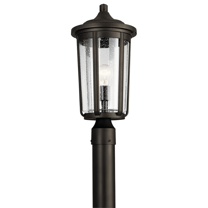 Kichler 49895OZ One Light Outdoor Post Mount, Olde Bronze Finish - LightingWellCo