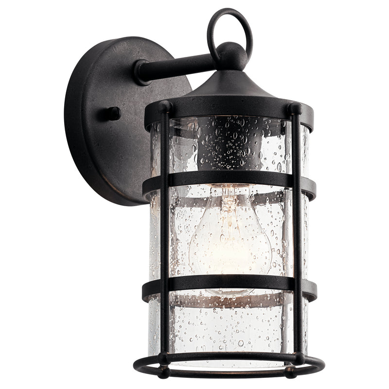 Kichler 49960AVI One Light Outdoor Wall Mount, Anvil Iron Finish - LightingWellCo