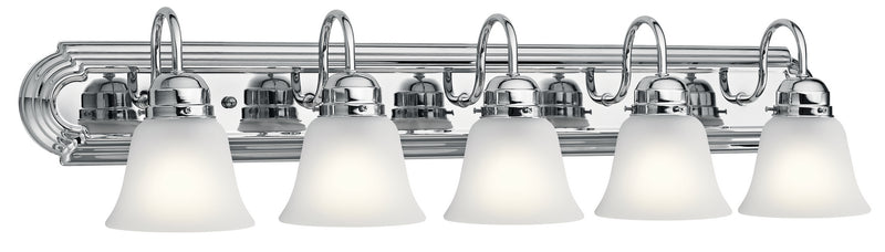 Kichler 5339CHS Five Light Bath, Chrome Finish - LightingWellCo