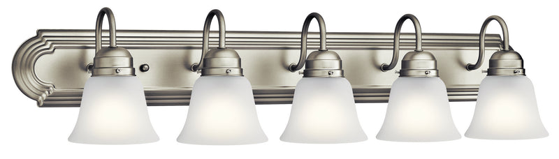 Kichler 5339NIS Five Light Bath, Brushed Nickel Finish - LightingWellCo