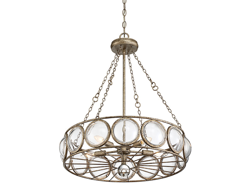 Savoy House 1-6700-5-114 Five Light Chandelier, Brittannia Gold Finish LightingWellCo