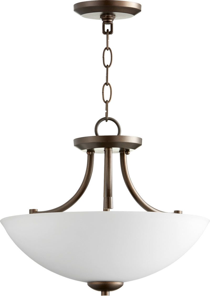 Quorum 2769-15-86 Three Light Dual Mount, Oiled Bronze Finish - LightingWellCo