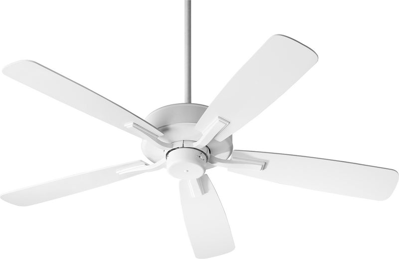 Quorum 42525-8 52``Ceiling Fan, Studio White Finish - LightingWellCo