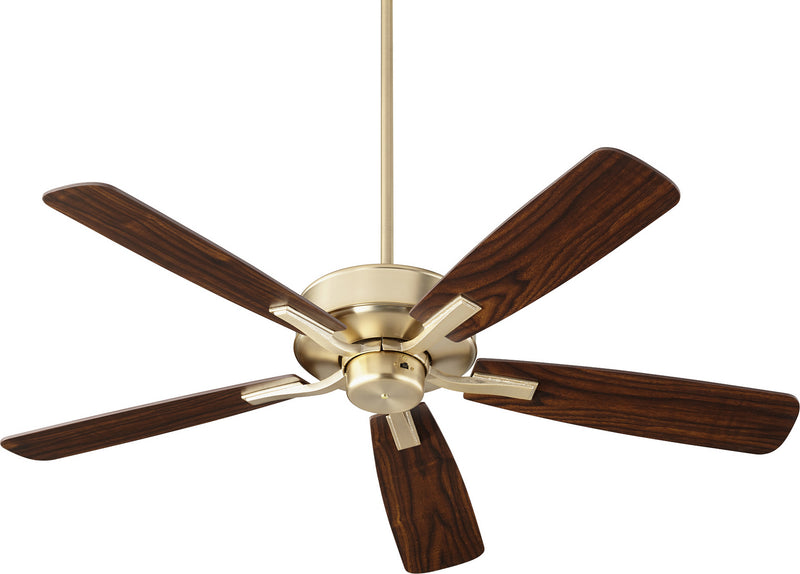 Quorum 42525-80 52``Ceiling Fan, Aged Brass Finish - LightingWellCo