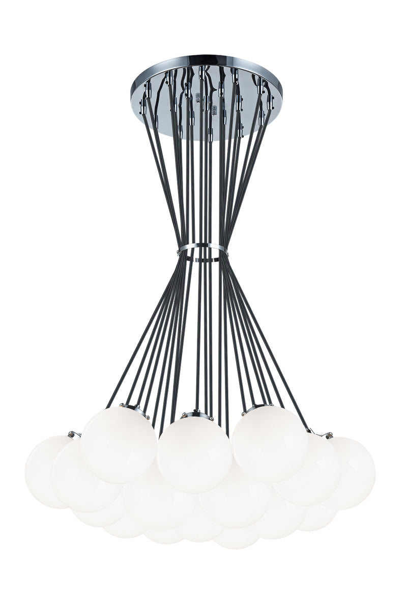 Matteo Lighting C63019CHOP 19 Light Chandelier, Chrome Finish - LightingWellCo