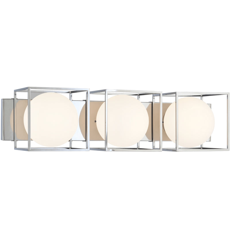 Matteo Lighting S03803CH Three Light Wall Sconce, Chrome Finish - LightingWellCo