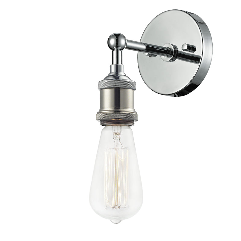 Matteo Lighting W46100CH One Light Wall Sconce, Chrome Finish - LightingWellCo