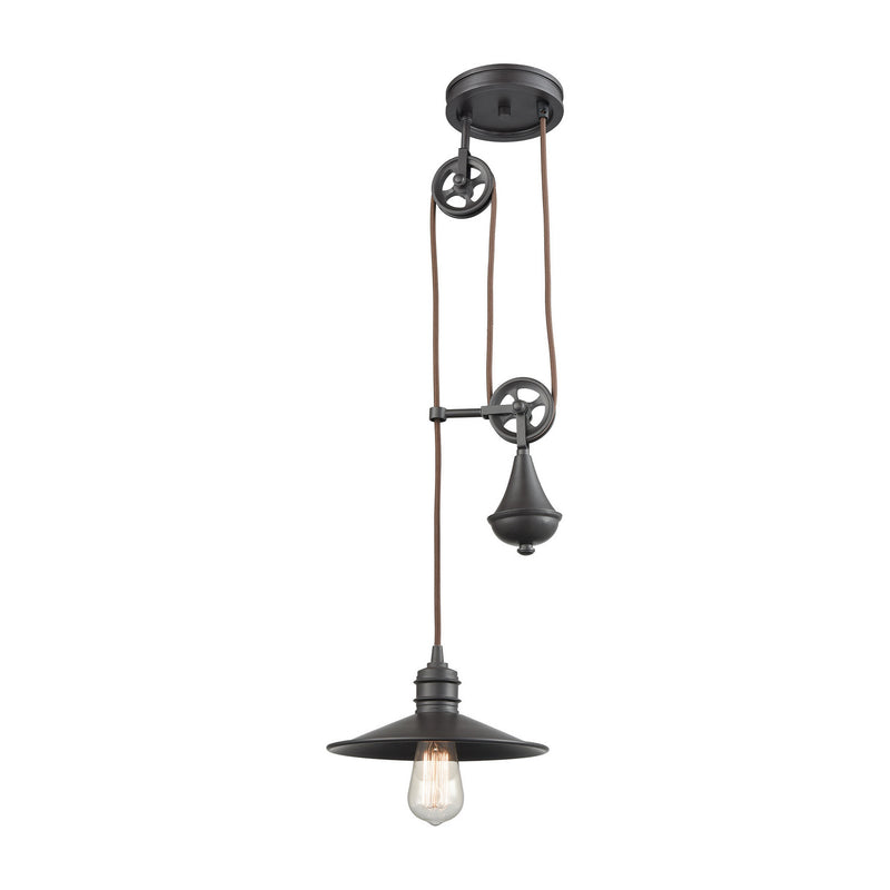 ELK Home 69083/1 One Light Mini Pendant, Oil Rubbed Bronze Finish-LightingWellCo