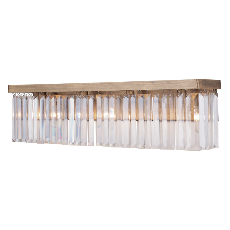 Varaluz 297B04HG Four Light Bath, Havana Gold Finish - LightingWellCo