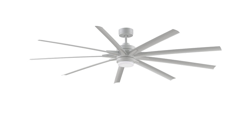 Fanimation FPD8159MWW 84``Ceiling Fan, Matte White Finish - LightingWellCo