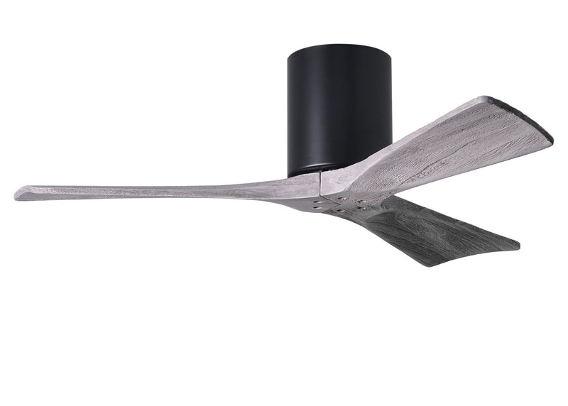 Matthews Fan Company Irene IR3H-BK-BW-42 42``Ceiling Fan, Matte Black Finish - LightingWellCo