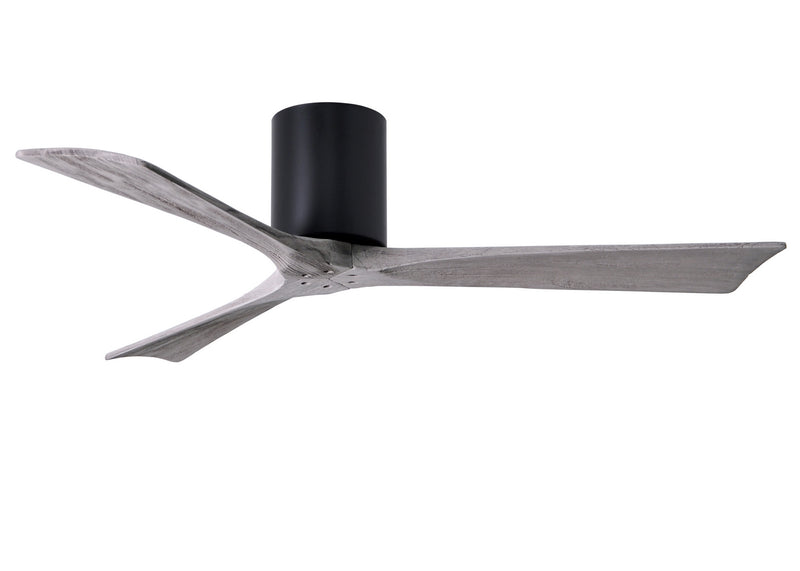 Matthews Fan Company Irene IR3H-BK-BW-52 52``Ceiling Fan, Matte Black Finish - LightingWellCo