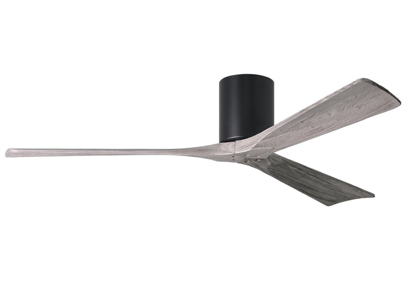 Matthews Fan Company Irene IR3H-BK-BW-60 60``Ceiling Fan, Matte Black Finish - LightingWellCo