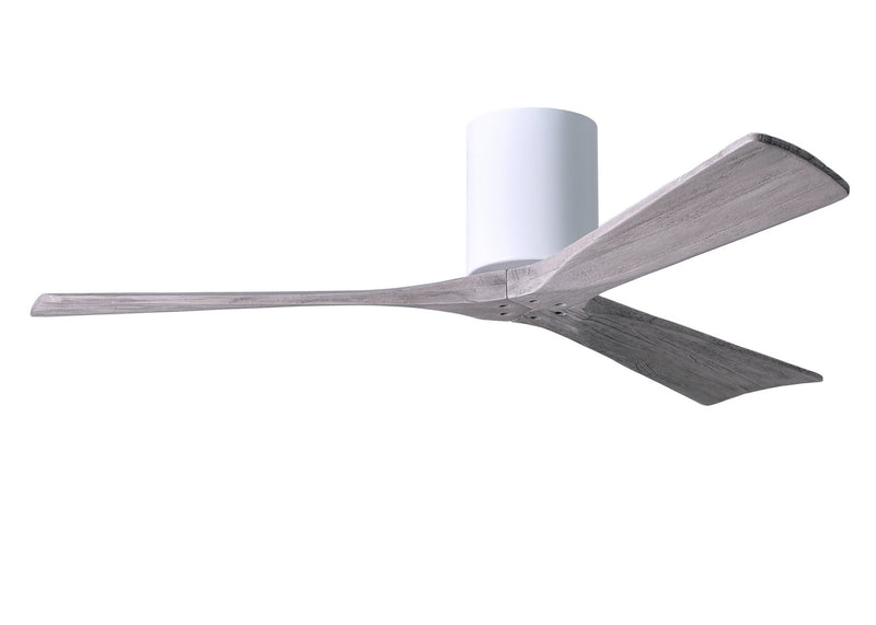 Matthews Fan Company Irene IR3H-WH-BW-52 52``Ceiling Fan, Gloss White Finish - LightingWellCo