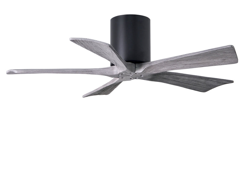 Matthews Fan Company Irene IR5H-BK-BW-42 42``Ceiling Fan, Matte Black Finish - LightingWellCo