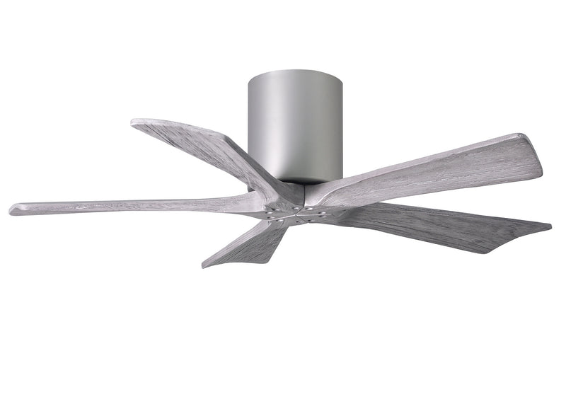 Matthews Fan Company Irene IR5H-BN-BW-42 42``Ceiling Fan, Brushed Nickel Finish - LightingWellCo