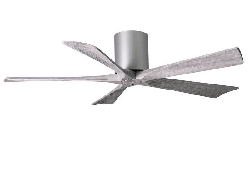 Matthews Fan Company Irene IR5H-BN-BW-52 52``Ceiling Fan, Brushed Nickel Finish - LightingWellCo