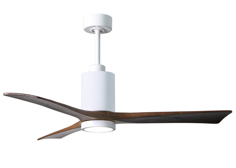 Matthews Fan Company Patricia PA3-WH-WA-52 52``Ceiling Fan, Gloss White Finish - LightingWellCo