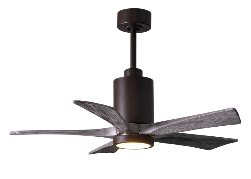 Matthews Fan Company Patricia PA5-TB-BW-42 42``Ceiling Fan, Textured Bronze Finish - LightingWellCo