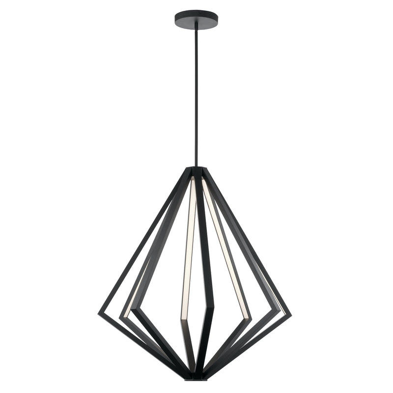 Kichler 84087 LED Pendant, Matte Black Finish - LightingWellCo