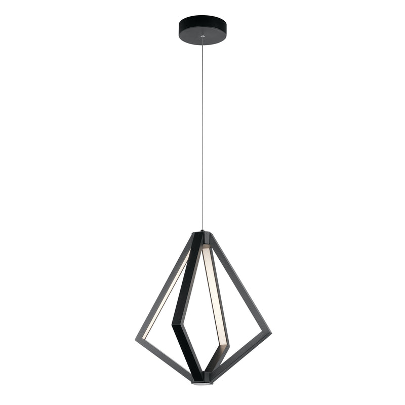 Kichler 84091 LED Pendant, Matte Black Finish - LightingWellCo