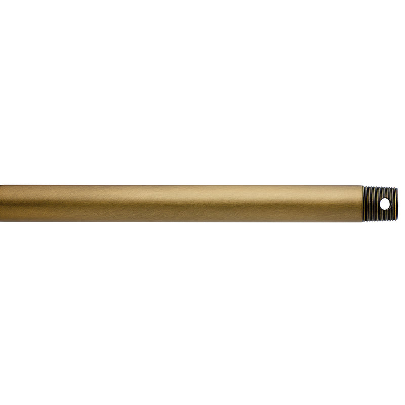 Kichler 360006NBR Fan Down Rod 72 Inch, Natural Brass Finish - LightingWellCo