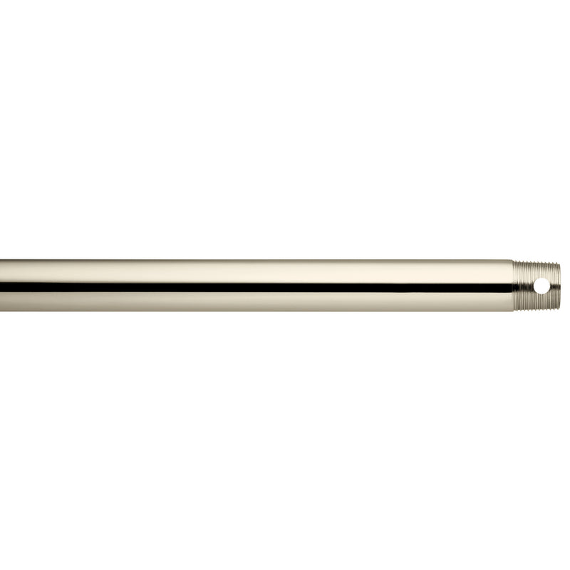 Kichler 360006PN Fan Down Rod 72 Inch, Polished Nickel Finish - LightingWellCo