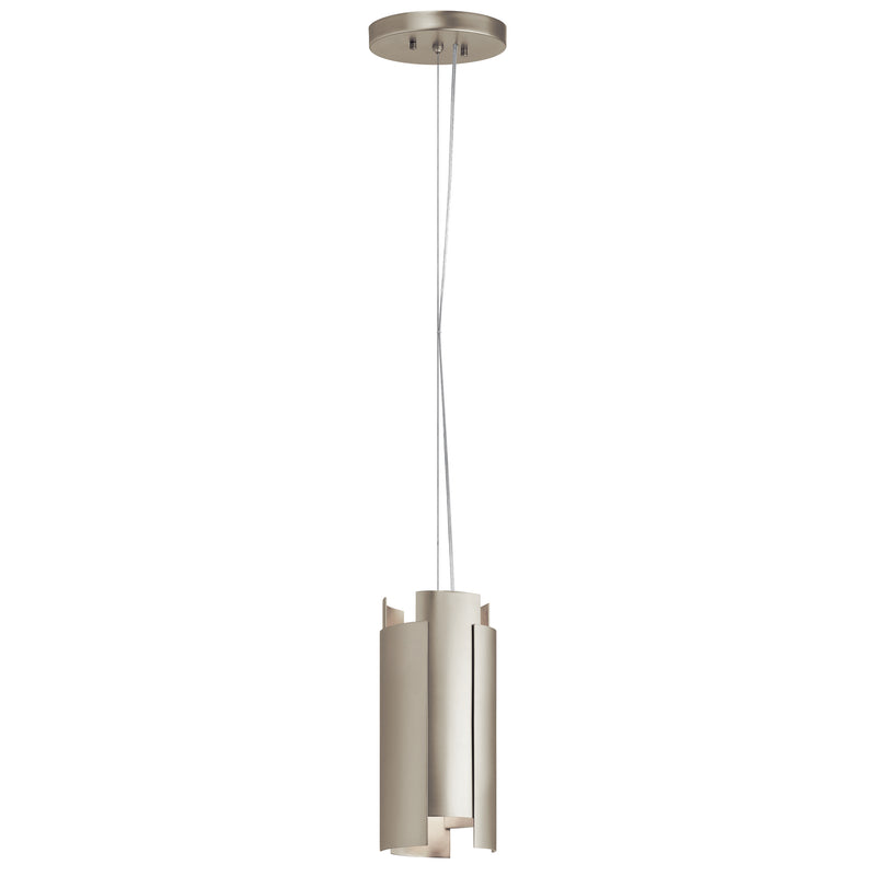 Kichler 42995SNLED LED Mini Pendant, Satin Nickel Finish - LightingWellCo