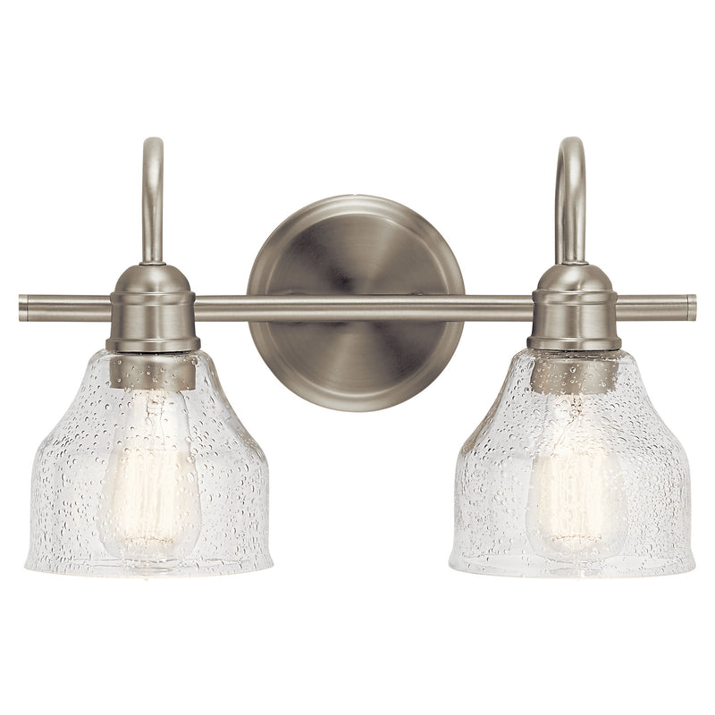 Kichler 45972NI Two Light Bath, Brushed Nickel Finish - LightingWellCo