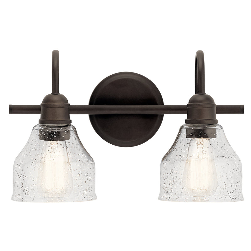 Kichler 45972OZ Two Light Bath, Olde Bronze Finish - LightingWellCo