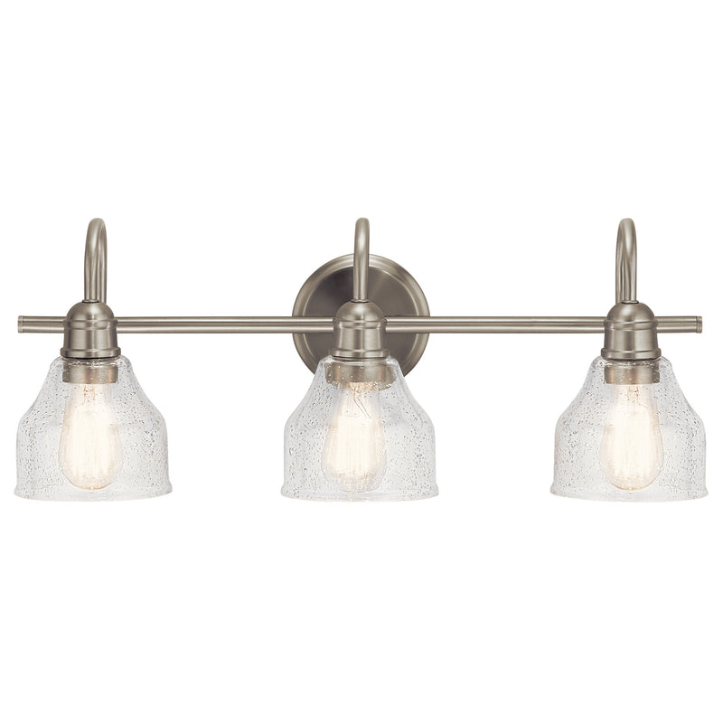 Kichler 45973NI Three Light Bath, Brushed Nickel Finish - LightingWellCo