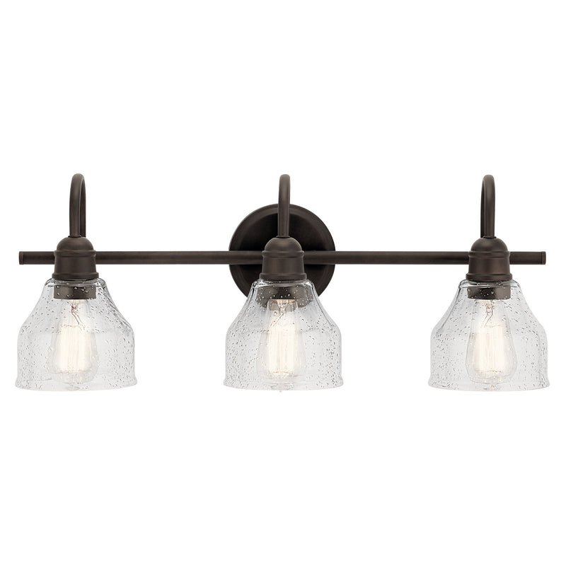 Kichler 45973OZ Three Light Bath, Olde Bronze Finish - LightingWellCo