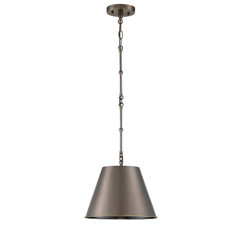 Savoy House Alden 7-132-1-323 One Light Pendant, Old Bronze Finish - LightingWellCo