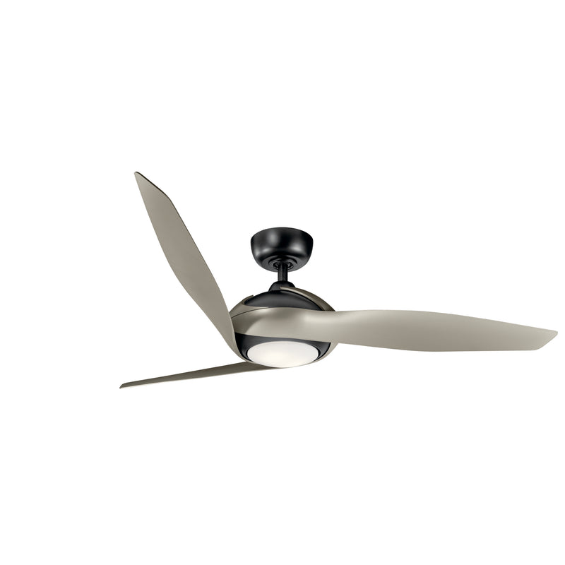 Kichler 300200SBK 60``Ceiling Fan, Satin Black Finish - LightingWellCo