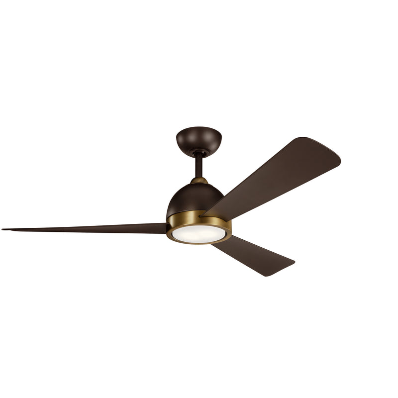 Kichler 300270SNB 56``Ceiling Fan, Satin Natural Bronze Finish - LightingWellCo