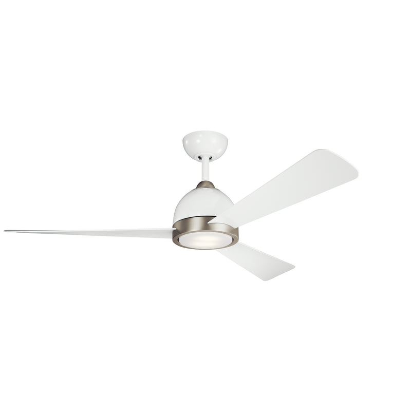 Kichler 300270WH 56``Ceiling Fan, White Finish - LightingWellCo