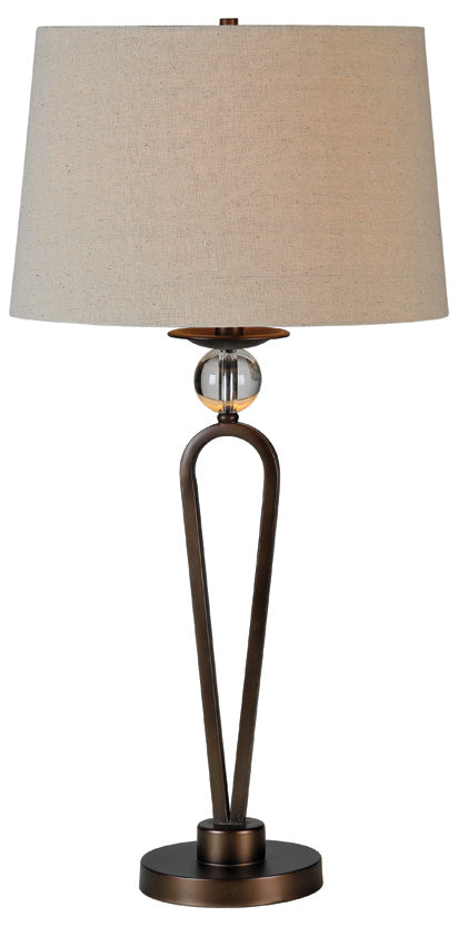 Renwil Pembroke LPT372 One Light Table Lamp, Bronze Finish - LightingWellCo