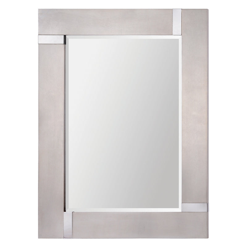 Renwil Capiz MT1318 Mirror, Silver Leaf Finish - LightingWellCo