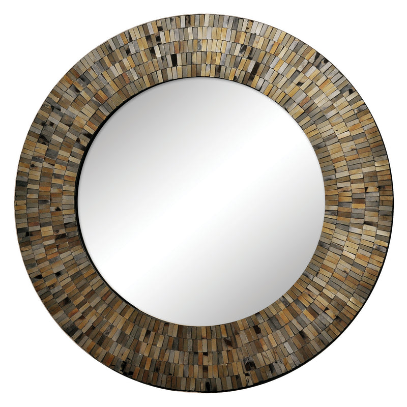 Renwil Aventurine MT1346 Mirror, Black Mosaic Finish - LightingWellCo