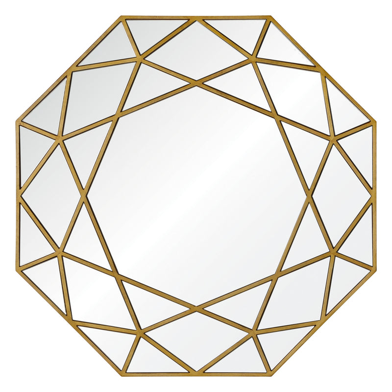 Renwil Deloro MT1649 Mirror, Brushed Gold Veneer Finish - LightingWellCo