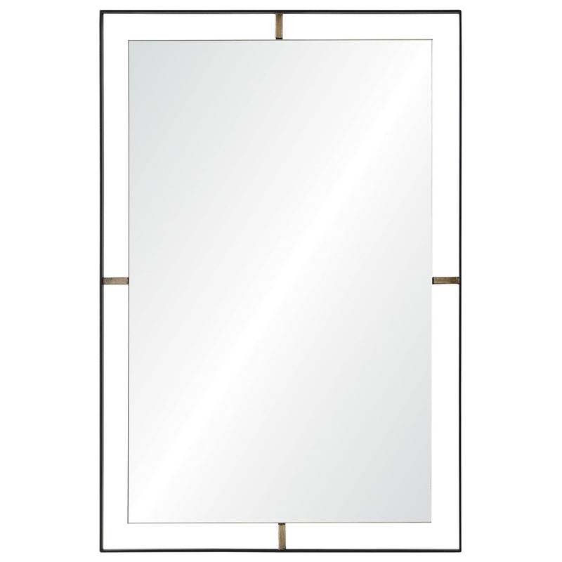 Renwil Heston MT1857 Mirror, Matte Black Finish - LightingWellCo