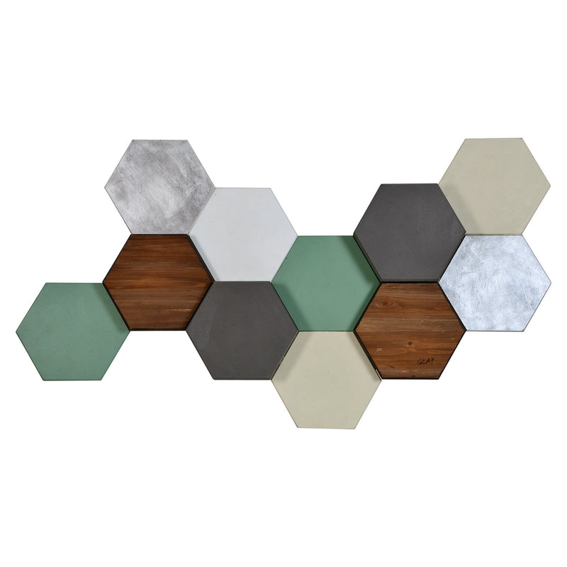 Renwil Hexa Pastel W6317 Wall Decor, Matte Finish - LightingWellCo