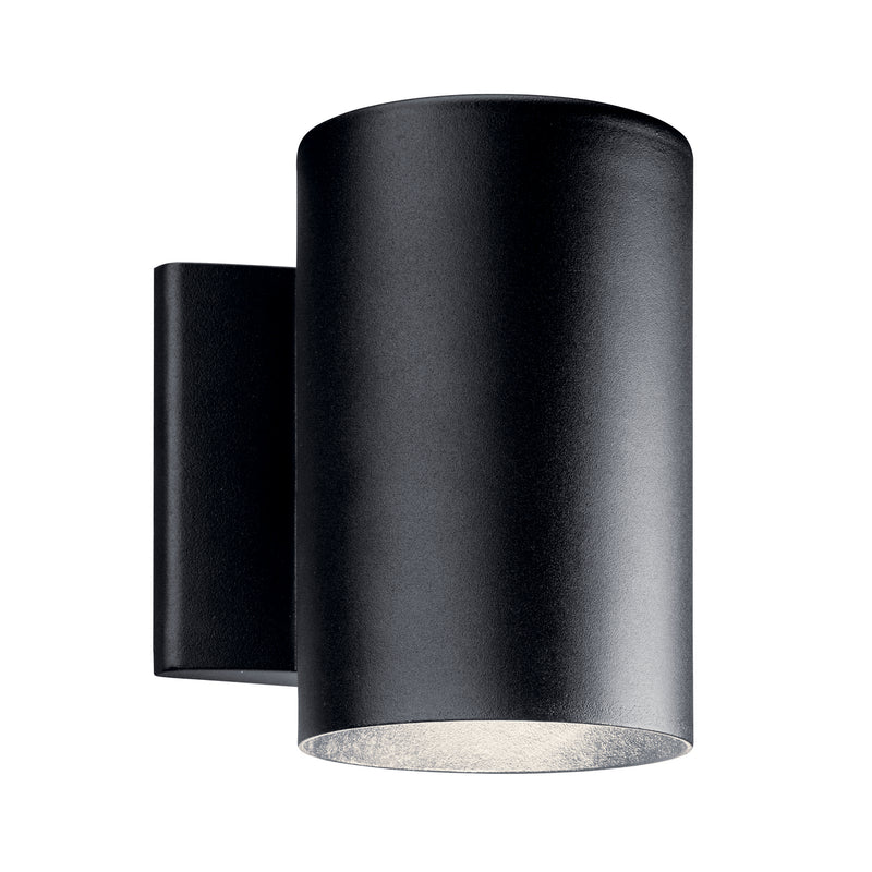 Kichler 11309BKTLED LED Outdoor Wall Mount, Textured Black Finish - LightingWellCo