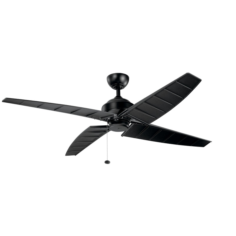 Kichler 300250SBK 60``Ceiling Fan, Satin Black Finish - LightingWellCo