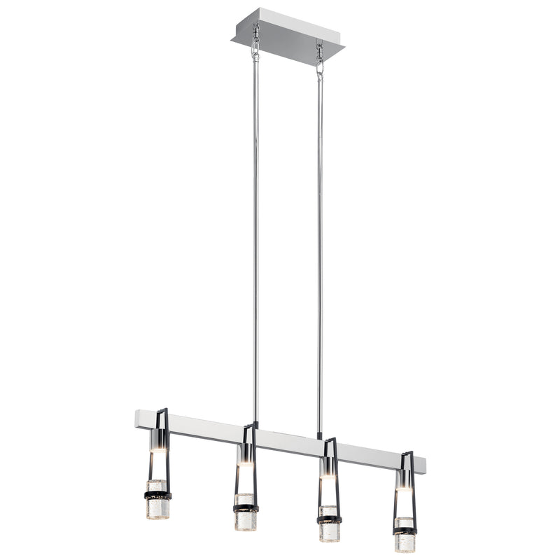 Kichler 84127 LED Linear Pendant, Matte Black Finish - LightingWellCo