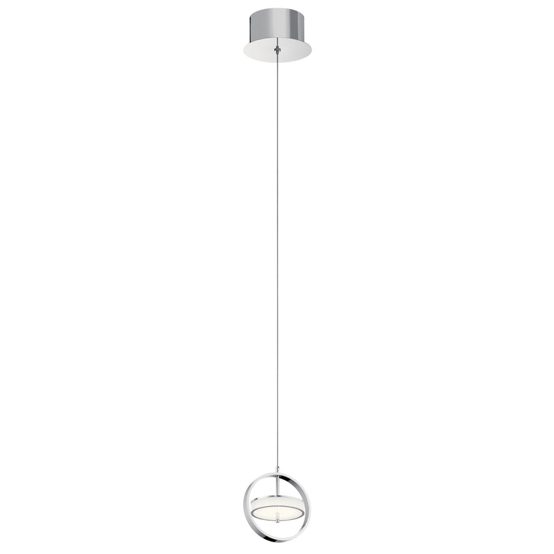 Kichler 84143 LED Mini Pendant, Chrome Finish - LightingWellCo